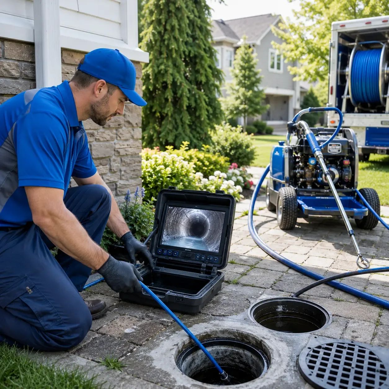 Outdoor drain cleaning professionals serving Gibson, LA